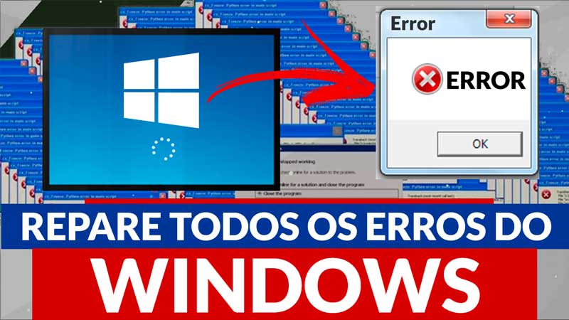 Aprenda a reparar qualquer erro do Windows - SEM PROGRAMAS