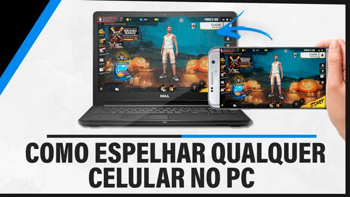 Como ESPELHAR TELA de QUALQUER CELULAR no PC