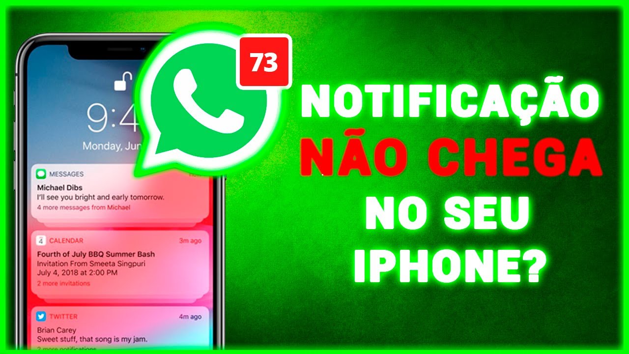 Notificação do WhatsApp NÃO CHEGA no iPhone? Problema de Notificação ATRASADA | RESOLVIDO