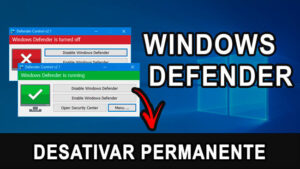 Desativar o windows defender permanentemente