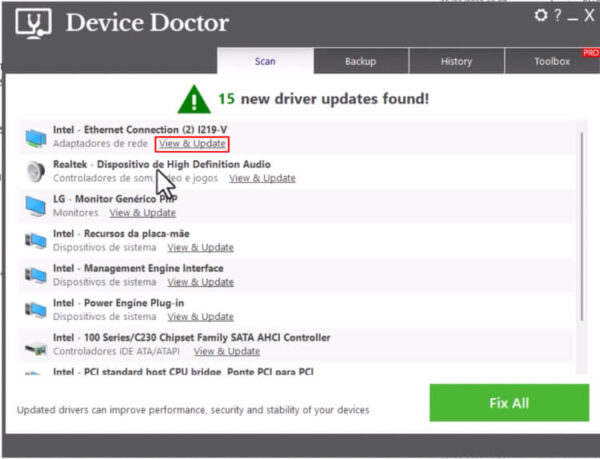 Como Atualizar Todos Os Drivers Do PC Com O Device Doctor